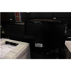 LOT OF MISC COMPUTER EQUIPMENT INCL 3 MONITORS & A