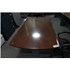Image 1 : MAHOGANY 7FT BOARDROOM TABLE