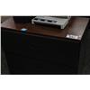 Image 1 : MAHOGANY TOP 2 DRAWER LATERAL FILE CABINET