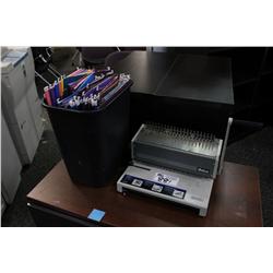 IBICO CERLOX BINDING MACHINE & MISC FILES