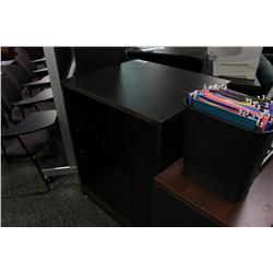 DARK WOOD 4FT BOOK SHELF