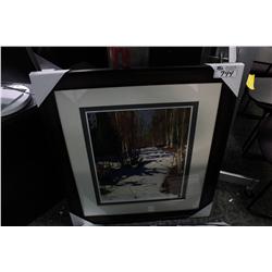 LIMITED EDITION PRINT "BEHIND WINTERS LODGE"