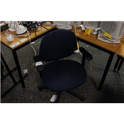 BLUE ERGONOMIC OFFICE CHAIR