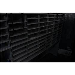 GREY MULTI SLOT MAIL ROOM ORGANIZER