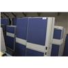 Image 1 : LARGE LOT OF BLUE GLOBAL OFFICE PARTITIONS