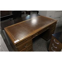 LEATHER INLAY TRADITION EXECUTIVE DESK