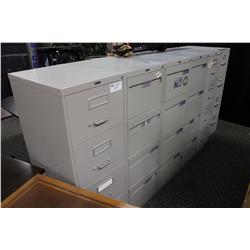 GREY 4 DRAWER LEGAL FILE CABINET