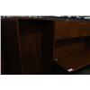 Image 2 : CHERRY EXECUTIVE DESK W/HUTCH & MATCHING BOOKSHELF