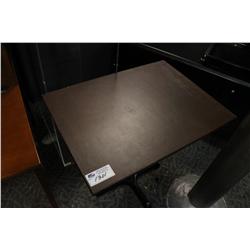 CAFETERIA TABLE & PLASTIC ENCLOSURE