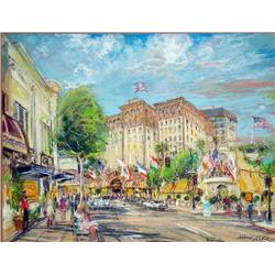 Kamil Kubik, Rodeo Drive, Signed Pastel