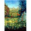 Image 1 : Anne Boysen, Holyhocks, Signed Canvas Print