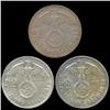 Image 2 : 1938A/B/D Nazi Germany 2 Mark Silver Hi Grade 3 Pcs (COI-8076)