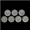 Image 1 : 1936 Mercury Dimes Hi Grade Lot of 7 (COI-8448)
