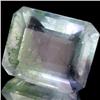132ct Emerald Cut Green Flourite Afghan (GEM-17502)