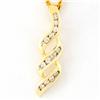 .39k Genuine Natural Diamond 9k Yel Gold Pendant (JEW-9308X)