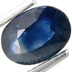 1.58ct Natural Greenish Blue Sapphire Oval (GEM-19536)