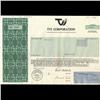 1980s TVI Corp Stock Certificate Scarce (COI-3409)