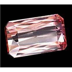 2.05ct Octagon Natural Orange Pink Tourmaline  (GEM-28190)