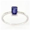 .60ct Iolite 10 Diamond 9k Wht Gold Ring (JEW-9395X)