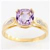1.64ct Natural Pink Amethyst Diamond 9k Gold Ring (JEW-9404X)