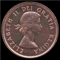 1964 Canada 1c MS66 Cameo (COI-8321)