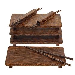 Handcrafted Sugar Palm Sushi Set  (DEC-285)