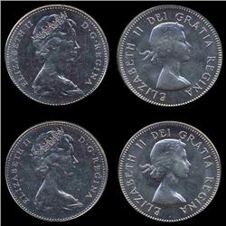 1963-66 Canada 5c Set of 4 MS64 (COI-7955)