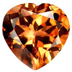 7.63ct Heart Orange Imperial Topaz Appr Est $19k (GEM-27756)