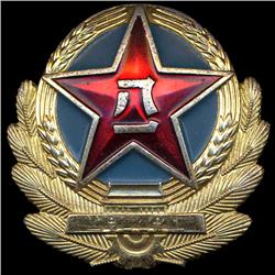 China Vintage Army Cap Button (COI-8575)