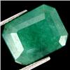 3.9ct Emerald Cut Green Afghan Emerald (GEM-17582)