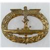 Image 1 : WW2 GERMAN NAZI NAVAL U-BOAT SUBMARINE BADGE - BRA