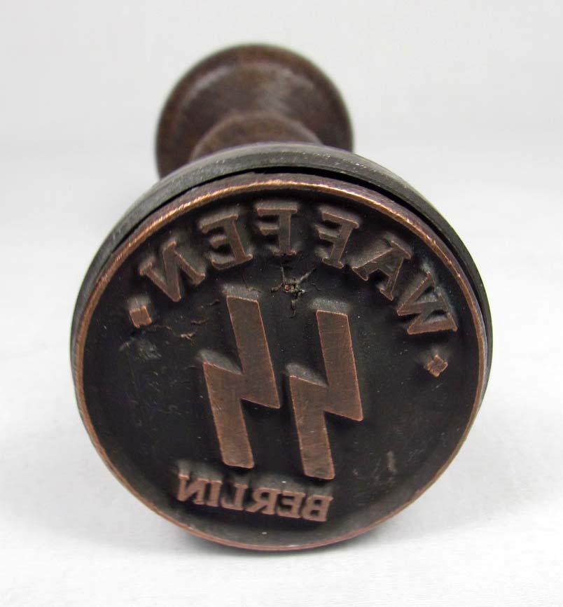 WW2 GERMAN NAZI WAFFEN SS BERLIN RUBBER STAMP