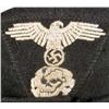 Image 3 : WW2 GERMAN NAZI CAP - Marked inside 58 Betr Dachau