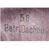 Image 5 : WW2 GERMAN NAZI CAP - Marked inside 58 Betr Dachau