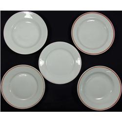 LOT OF 5 WW2 GERMAN NAZI BOWLS - Each approx. 9.25