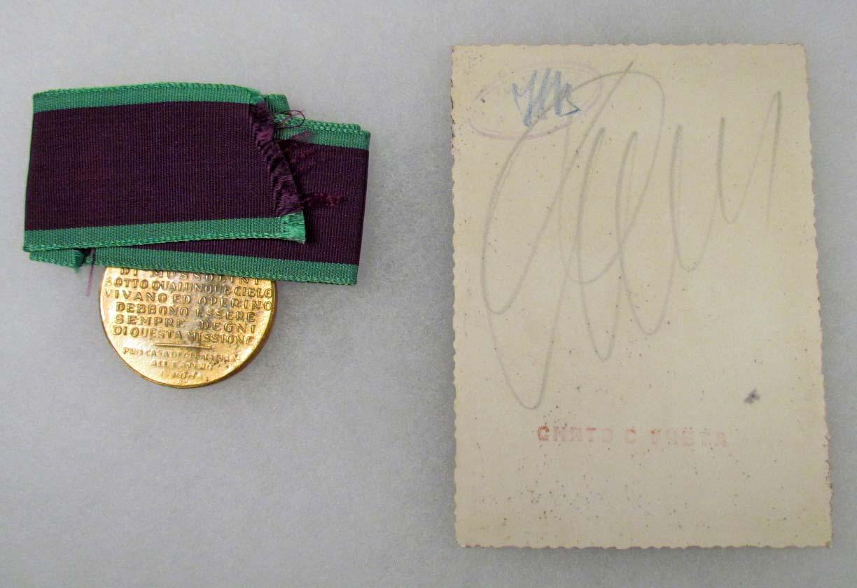WW2 ITALIAN DICTATOR BENITO MUSSOLINI NECK ORDER A