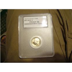1992 Roosevelt Proof 69 Dime