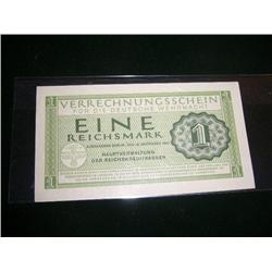 Verrechnungsschein Eine Reichsmark