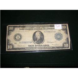1913 Large $10 Bill