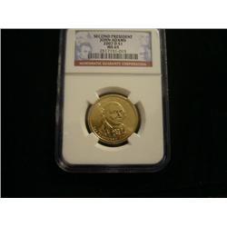 NGC John Adams 2007-D Dollar