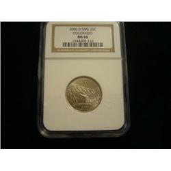 2006-D SMS Colorado Quarter MS66 NGC Graded