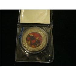 1997 Painted Trade Dollar Nickel Silver - 28.28 Grams