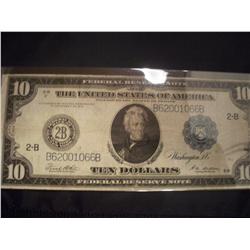 1914 $10 Federal Reserve Bank Note