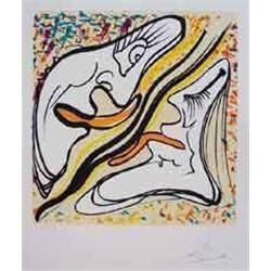 Dali "Hallucinogenic Embrace" 1974 Lithograph Hand Signed