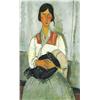 Image 1 : Modigliani "Gypsy Woman with Child" Ltd Edition Giclee on Paper