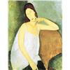Image 1 : Modigliani "Portrait of Jeanne Hebuterne" Ltd Edition Giclee on Paper