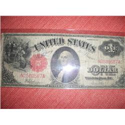 RARE 1917 $1 Legal Tender Note