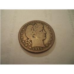 1915-D Silver Barber Quarter