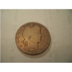 1904 Silver Barber Quarter