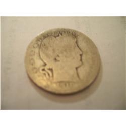 1894-O Silver Barber Quarter